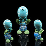 Hendy Glass Invader Blue