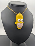 Saiyan Glass Homer Head pendant